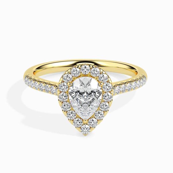 Custom Made 2 Carat Halo Moissanite Zion Ring by Solitairz Affair