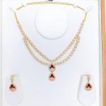 Exclusive Dual Tear Trop Necklace Set