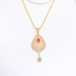 Sparkling Royal CZ Pendant