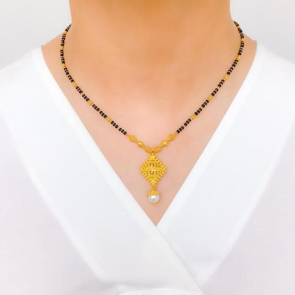 Refined Pearl Drop Mangalsutra