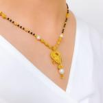 Classy Clover Tassel Mangalsutra