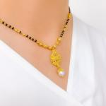 Elegant Reflective Pearl Drop Mangalsutra