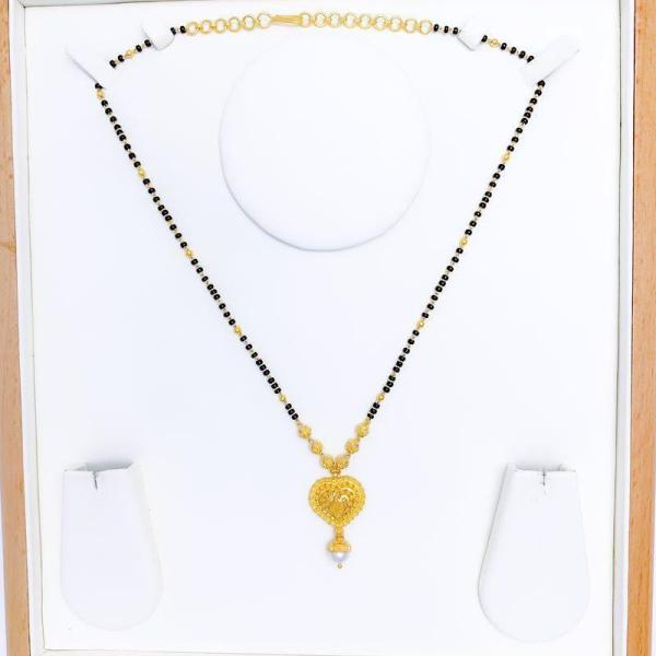 HeartShaped Ornate Mangalsutra