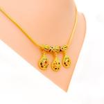 Decorative Glossy Necklace Set