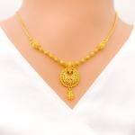 Posh Beaded Chand Necklace Set