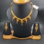 Antique Gold Necklace Set with Beautiful Design