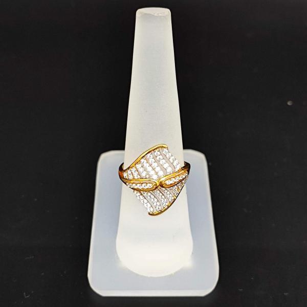 22 Karat Ladies Gold Artsy Ring