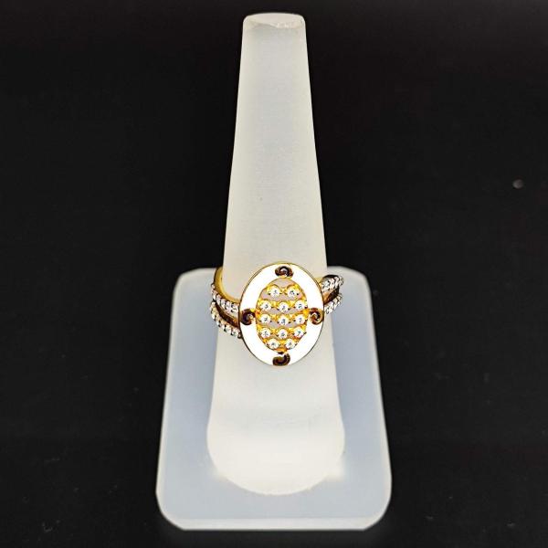 22 Karat Ladies Yellow Gold Oval Ring