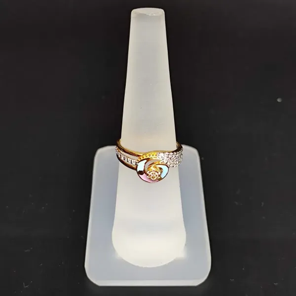 Magnificent 22 Karat Yellow Gold Rose Ring