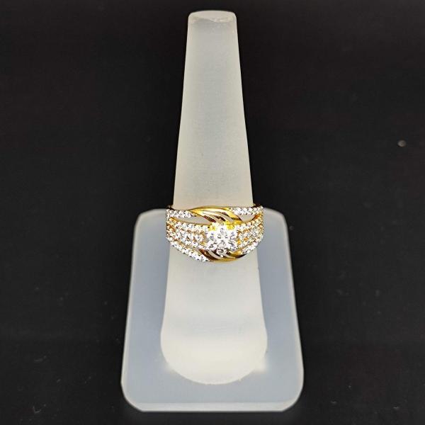 22 Karat Fancy Yellow Gold Ladies Ring