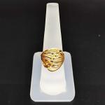 22 Karat Yellow Gold Ladies Ring with Leaf Design