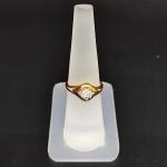 22 Karat Yellow Gold Ladies Ring in Flowers Design