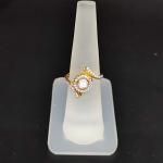 22 Karat Yellow Gold Zerkon Ladies Ring