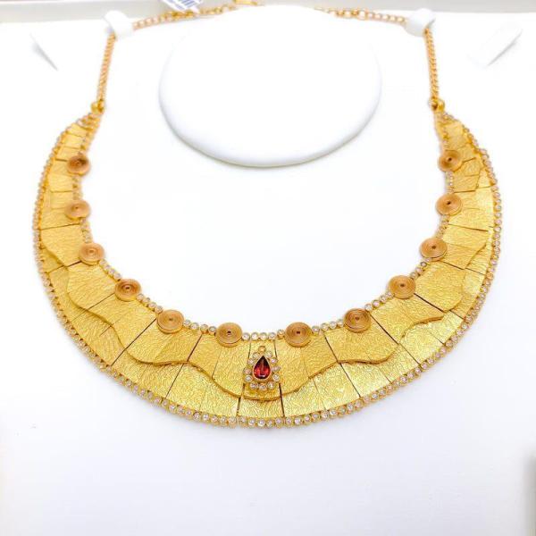 Contemporary Patta Necklace Set