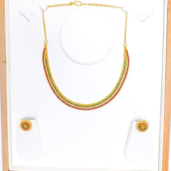 Stately Slender Tricolor CZ Set