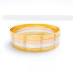 Contemporary Prismatic Bangle Set