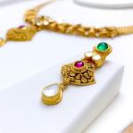 Radiant Hanging Kundan Set