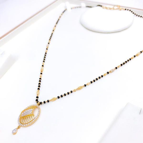 Chic Oval CZ Mangalsutra