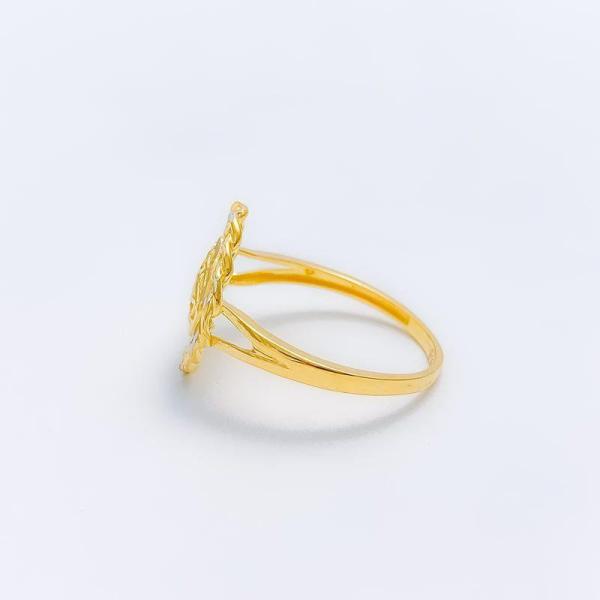 Unique Domed Mesh Ring