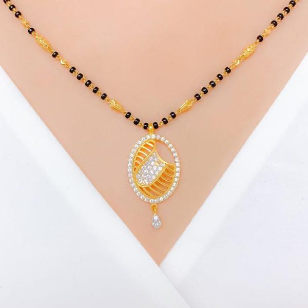 Chic Oval CZ Mangalsutra