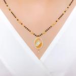 Chic Oval CZ Mangalsutra