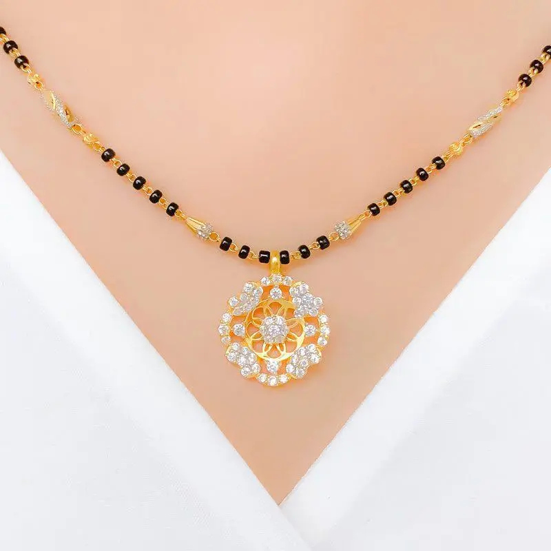 Ornate Floral Mangalsutra