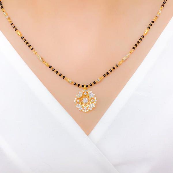 Ornate Floral Mangalsutra