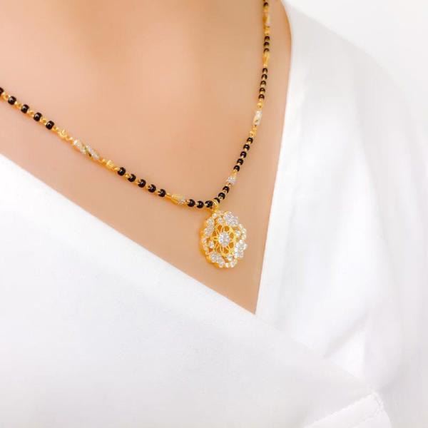 Ornate Floral Mangalsutra