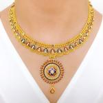 Royal Meenakari Tear Drop Set