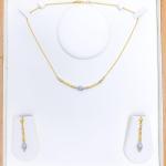 Fancy TwoTone Necklace Set