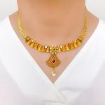 Radiant Hanging Kundan Set