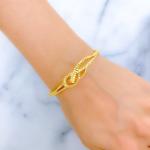 Classy Curved Bangle Bracelet