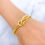 Classy Curved Bangle Bracelet