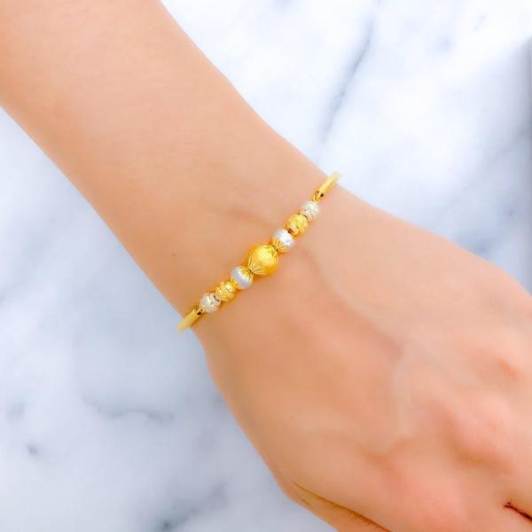 Glamorous Matte Finish Bangle Bracelet