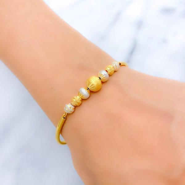 Glamorous Matte Finish Bangle Bracelet