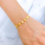 Chic Polka Dot Bangle Bracelet