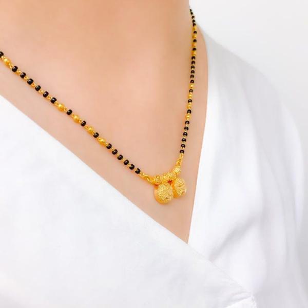 Unique Blooming Flower Thali Mangalsutra