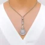 Bold Unique Diamond Necklace Set