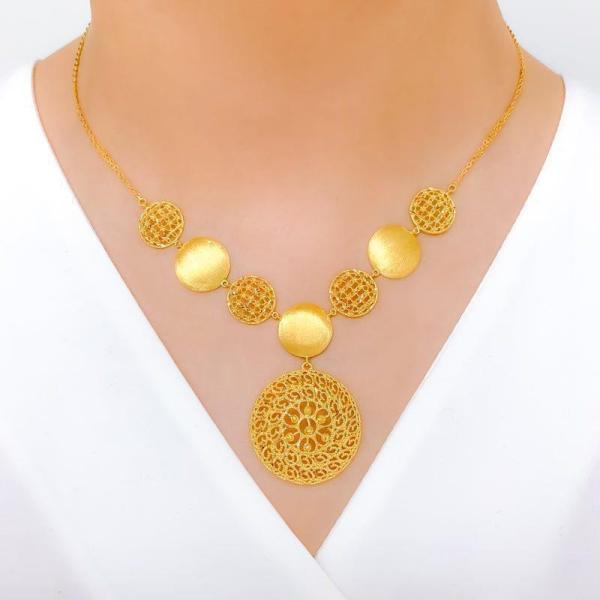 Unique Vintage Jali Work Necklace Set