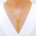 Dressy Dangling Leaf Necklace Set