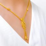 Dressy Dangling Leaf Necklace Set