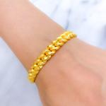 Fancy Interlinked Bangle Bracelet