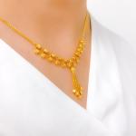 Dazzling Cube Tassel Necklace