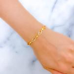Chic Reflective TwoTone Bracelet
