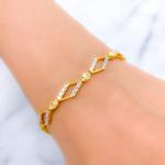 Chic Reflective TwoTone Bracelet