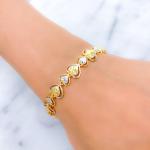 Bright Dressy Open Heart Bracelet