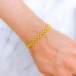 Bold Interlinked Ball Bracelet