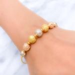 Modern Striped Wire Bracelet
