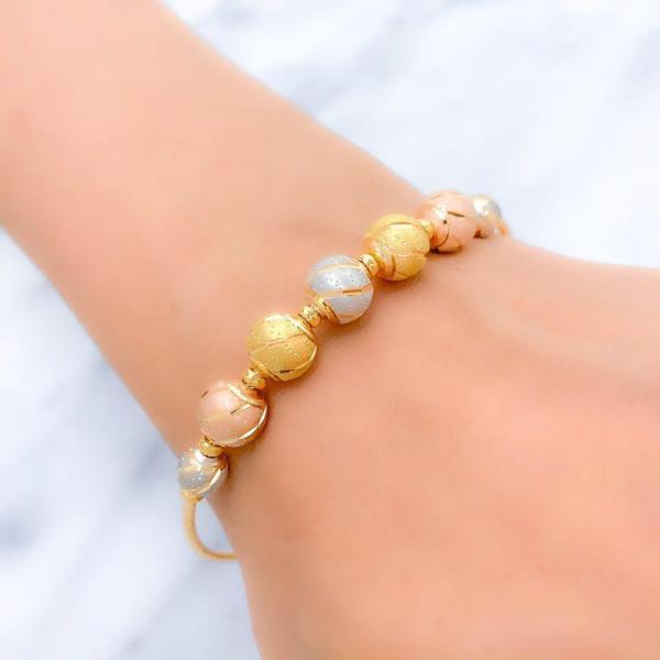Modern Striped Wire Bracelet