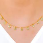 Fancy Sage Green CZ Necklace